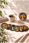 Modigliani Famous Works Set of 6 Wooden Mdf Coasters, 10 Cm, Art Series - 5