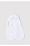 Women's White Ballerina Socks White Socks - 3