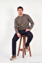Logo Cotton Crew Neck Sweatshirt Men's Sweatshirt 5905883 - 6