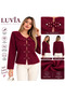 Women's Soft Textured Special Stone Button Detailed Collar Cardigan