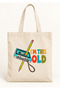 Retro Themed, Raw Fabric Bag, Sublimation Printing, Shoulder Bag, Shopping Bag - 3