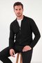 Cotton Classic Collar Zippered Knitwear Cardigan Men's Cardigan 63535127 - 5