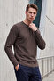 Cotton Regular Fit Buttoned Crew Neck Sweat Men's Sweat 5905852