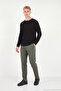 Regular Fit Straight Leg Tie-Up Trousers Men's Pants 6843700 - 3