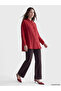 Red Modal Blend Women's Shirt Tunic - 2