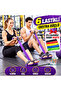 5 Li Exercise Band with Gift, 6 Rubber Bands, Extra Strong Body Trimmer, Sit-Up Pulling Tool, Home Fitness Exercise Band, Abdominal, Arm, Leg Workout Tool