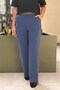 Beli Wide Elastic Waist Pocketed Trousers - 2