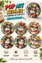 Retro Pop Art Cat Themed Set of 6 Wooden Mdf Coasters – 10 Cm, Pop Art Series