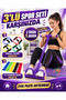 3-Piece Sports Set 3 Products in 1 Body Trimmer Whole Body Shaper Home Fitness Exercise Pilates Resistance Band 5-Piece Band and Resistance Band Gift