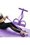 5 Li Exercise Band with Gift, 6 Rubber Bands, Extra Strong Body Trimmer, Sit-Up Pulling Tool, Home Fitness Exercise Band, Abdominal, Arm, Leg Workout Tool - 5