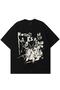 Unisex Stylish Comfortable Oversize Cotton Crew Neck T-Shirt with Special Design Code 36929