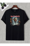 Unisex Stylish Comfortable Oversize Cotton Crew Neck T-Shirt with Special Design Code 48303