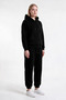 3-Piece Women's Tracksuit Set, Hooded Sweatshirt, Top and Bottom with Fleece Lining - 2