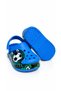 Boy's Football Ball Patterned Blue Eva Sabo Slippers Non-Slip Lightweight Summer Beach Pool Slippers - 4