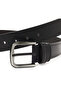 Men's Black Leather Belt 000A2D13046Ft - 3