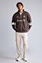 Nba Brooklyn Nets Half Zipper Stand Collar Oversize Sweatshirt H9639Ax26Au - 2