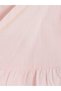 Pink Double-Breasted Collar Baby Girl Hospital Set - 3