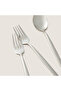 Belina 18 Piece Dinner Fork Spoon Knife Set Semi Matte Silver - 5