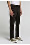 Straight Fit Mid-Waist Straight Leg Men's Brown Trousers - 4