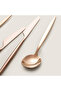 Belina 18 Piece Dessert Fork Spoon Knife Set Shiny Rose - 4