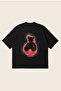 Palm Angels Bear in Mind Red Printed Oversize Boxy Cut Unisex 100% Cotton Breathable Tshirt