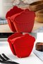 2 Pieces of Silicone Heat-Resistant Oven Tray and Microwave Holder - Bpa Free - Domestic Production - 2