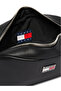 Women's Black Shoulder Bag with Brand Logo, Suitable for Daily Use - 4