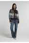 Regular Fit Round Neck Jacquard Women's Brown Cardigan - 3