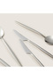 Belina 18 Piece Dinner Fork Spoon Knife Set Shiny Silver - 4