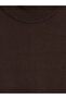 Vizyon New Season Brown Half Turtleneck Men's Knitwear Sweater - 5