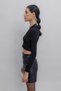 Yakalı Crop Top - 4