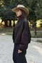 Ecru Bomber Jacket Bitter Brown - 4