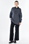 Patterned Rayon Sweatshirt Smoked - 2