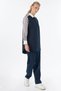 Shirt Collar Striped Tunic Navy Blue - 6