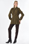 Pleated Viscose Lyocell Tunic Khaki - 3