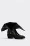 Genuine Leather Black Women's Below the Knee Boots 275Sza2027-24 - 3