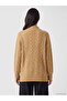 Half Turtleneck Patterned Women's Knitwear Tunic - 4