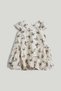 White Butterfly Crinkle Dress