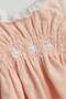 Peach Cord Dress and Tights Outfit - 2