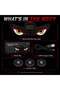 LED Evil Eye Solar Warning Light for Vehicles – Creative Automotive Decoration with Solar Charging, Powerful Bright Illumination, Strong Suction Attachment, Multiple Lighting Modes, and a - 6