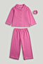 Pink Jersey Pyjamas and Scrunchie Set
