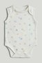 5 Pack Breakfast Sleeveless Bodysuits - 5