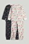 2 Pack Cars Waffle Pyjamas