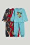 3 Pack Skate Pyjamas