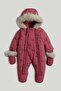 Rose Embroidered Snowsuit