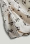 White Butterfly Crinkle Dress - 2