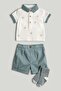 Polo Shirt, Shorts and Socks Outfit