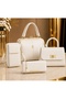 Luxury Women's Bag Set 4 Pieces Black |   Shoulder + Crossbody + Wallet + Phone Bag Combination