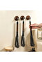 2-in-1 Jar Brush - Detachable Straw Brush - Walnut Wood Patterned Handle - 5