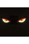 Solar Warning Light Evil Eye Car Accessory – Stylish LED Decorative Headlight with Solar Power, Strong Suction Mount, Multiple Lighting Modes, and Eye-Catching Design for Cars, Trucks, an - 2